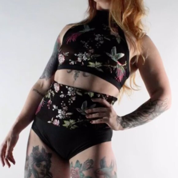 NWOT Bendy Brand Hummingbird Shorts - Black - Size S (Fits XS-S) - Picture 11 of 14